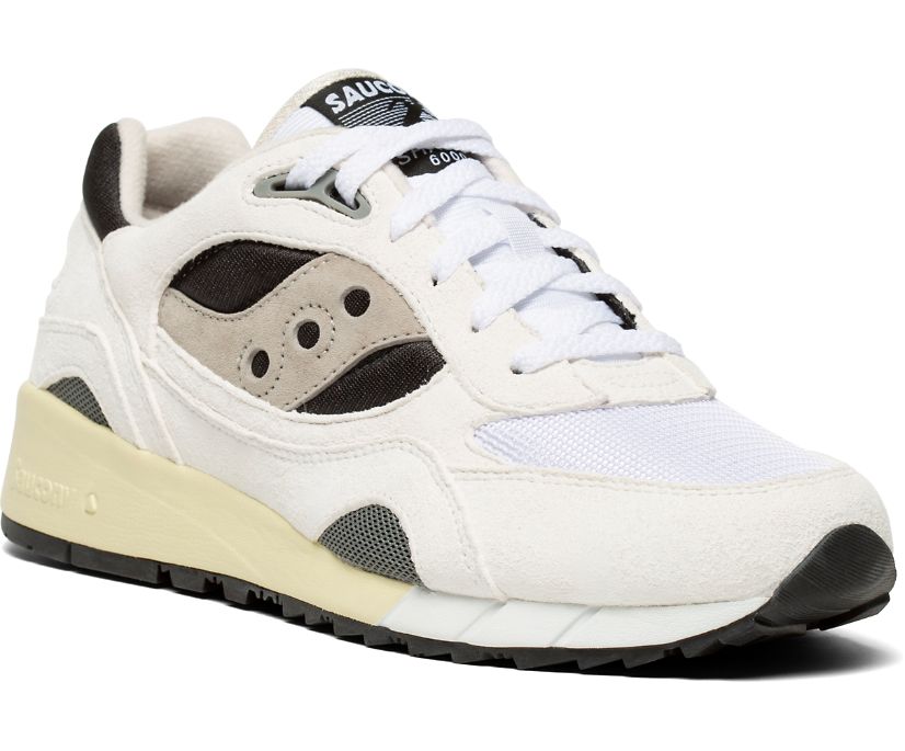 Saucony Shadow 6000 Women's Originals White / Black / Grey | Canada 065DFMN